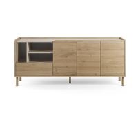 Pegane Buffet de rangement vaisselle - Chêne