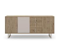 Pegane Buffet de rangement vaisselle - Chêne
