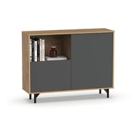 Pegane Buffet de rangement vaisselle - Gris
