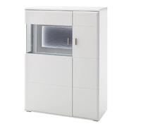 Pegane Buffet vaisselier - Blanc mat