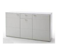 Pegane Buffet vaisselier - Blanc mat