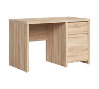 Pegane Bureau avec rangements - Chêne