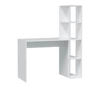 Pegane Bureau avec retour réversible - Blanc