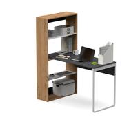 Pegane Bureau d'angle design - Gris