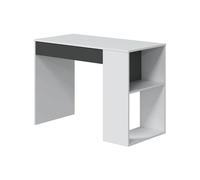 Pegane Bureau d'appoint avec caisson - Blanc