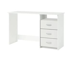 Pegane Bureau d'appoint - Blanc mat