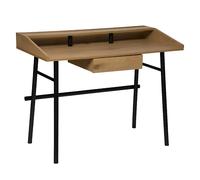 Pegane Bureau fer et bois - Beige