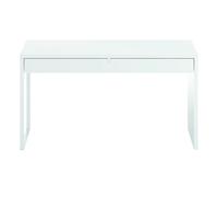 Pegane Bureau informatique avec caisson - Blanc