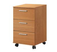 Pegane Caisson 3 tiroirs - Merisier