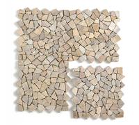 Pegane Carrelage de mosaïque marbre - Rose