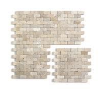 Pegane Carrelage mosaïque beige
