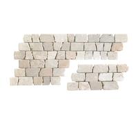 Pegane Carrelage mosaïque blanc