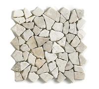 Pegane Carrelage mosaïque blanc
