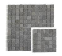 Pegane Carrelage Mosaïque en Marbre Gris - 30 x 30 cm