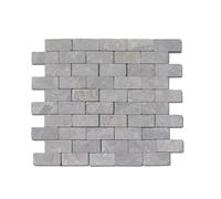 Pegane Carrelage mosaïque gris clair