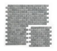 Pegane Carrelage Mosaïque Gris Mat - 30 x 30 cm