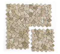 Pegane Carrelage mosaïque marron