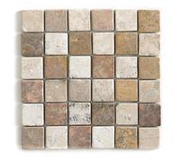 Pegane Carrelage mosaïque multicolore