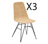 Pegane Chaise en rotin