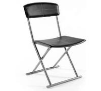 Pegane Chaises Pliantes - Noir