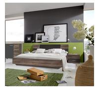 Pegane Chambre Adulte Châtaigne/Graphite King Size