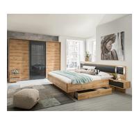 Pegane Chambre adulte complète lit 180x200 - Graphite