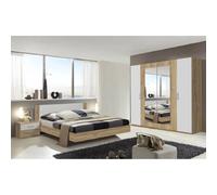 Pegane Chambre complète adulte - Chêne et blanc