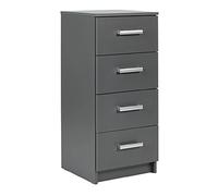 Pegane Chiffonnier 4 tiroirs - Graphite