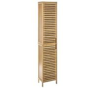 Pegane Colonne de salle de bain bambou - Beige