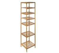 Pegane Colonne salle de bain bambou - Beige