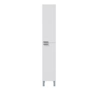 Pegane Colonne salle de bain - Blanc