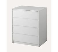 Pegane Commode 4 tiroirs - Blanc