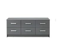 Pegane Commode 6 tiroirs - Graphite