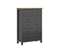 Pegane Commode chiffonnier - Gris graphite