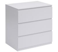 Pegane Commode 3 tiroirs - Blanc