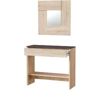 Pegane Commode d'entrée industrielle - Chêne