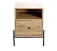 Pegane Console 1 tiroir - Chêne clair