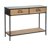 Pegane Console bois et métal - Naturel