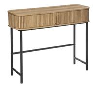 Pegane Console en bois MDF - Naturel