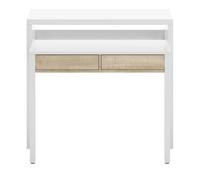 Pegane Console extensible - Blanc