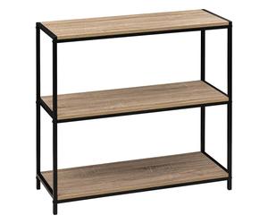 Pegane Console industrielle chêne - Chêne