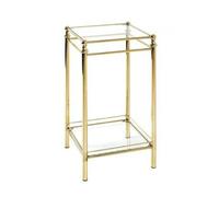 Pegane Console métal et verre - Cuivre