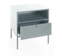 Pegane Console métal - Gris