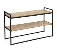 Pegane Console moderne métal - Marron