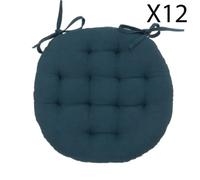 Pegane Coussins de Chaise - Bleu Foncé