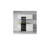 Pegane Cuisine complète 180 cm - Blanc