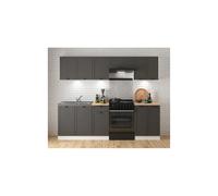 Pegane Cuisine complète 240 cm - Blanc