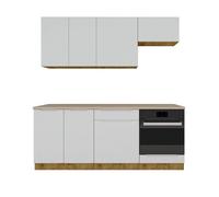 Pegane Cuisine complète Isya - Gris clair