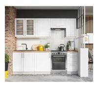 Pegane Cuisine complète Nela - Gris clair