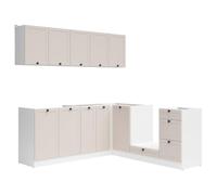 Cuisine d'angle complète 200x200 cm, Meubles de cuisine, plan de travail non inclus